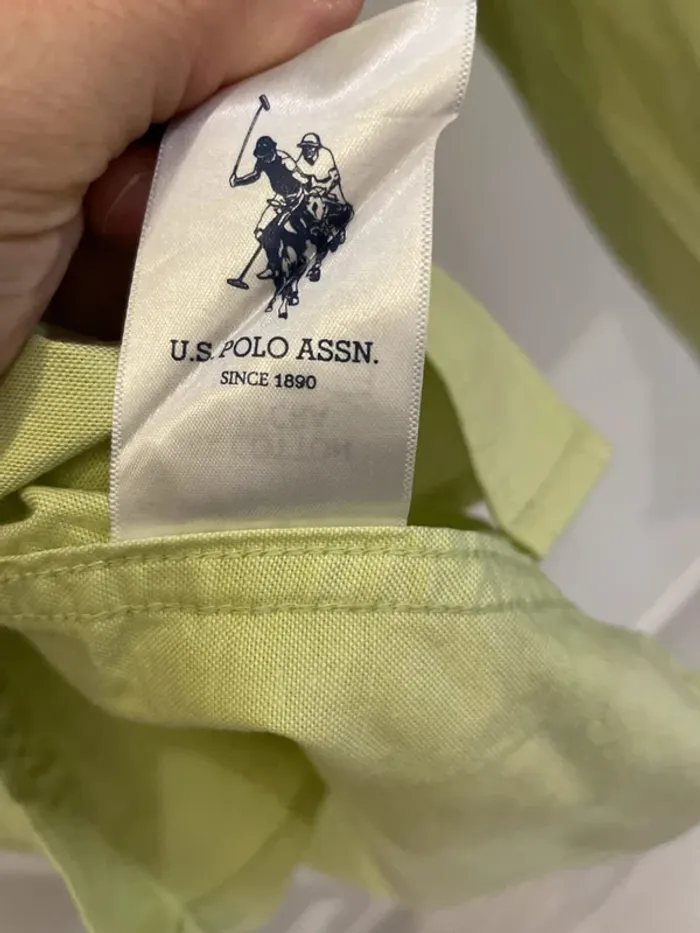 U.S. Polo Assn. Long Sleeve Green Size 40 - photo numéro 9