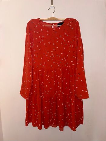 Robe rouge ASOS à petites fleurs – fluide et féminine 🌸 taille 38 en très bon état