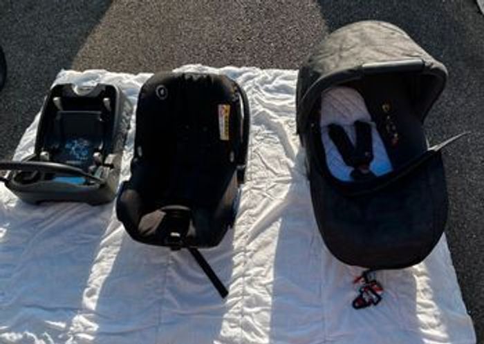 Lot poussette trio LILAS Bébé confort