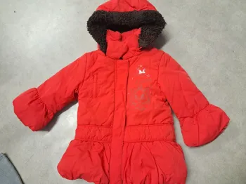 manteau doudoune hiver doublé fille 18 mois disney