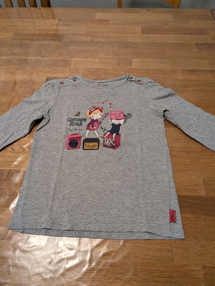 T-shirt fille 8 ans Sergent major - photo numéro 2