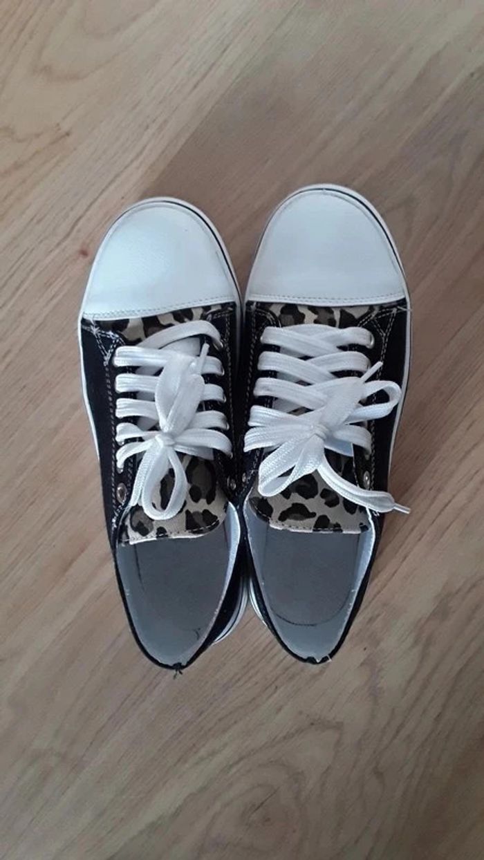 Chaussures femme en toile taille 38 - photo numéro 2