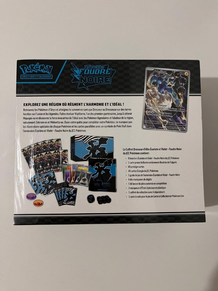 ETB Pokémon 10.5 Foudre Noire - Neuf & Scellé - photo numéro 3