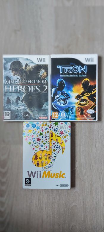 Lot 3 Jeux Nintendo Wii Wii U