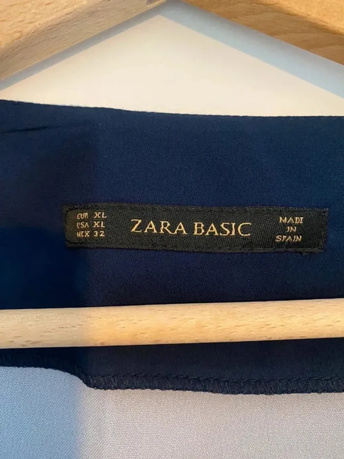 Robe oversize bleu clair Zara XL - photo numéro 3