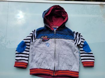 Superbe gilet à capuche Catimini Funky Bar, 2 ans