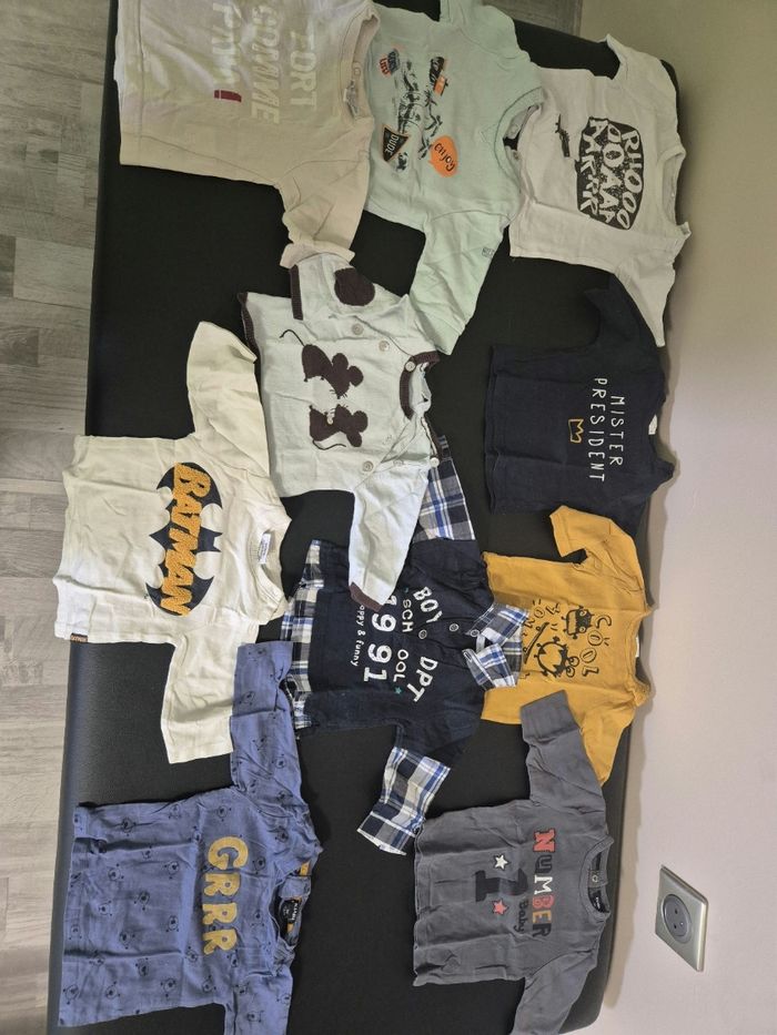 Lot de 10 hauts 3mois