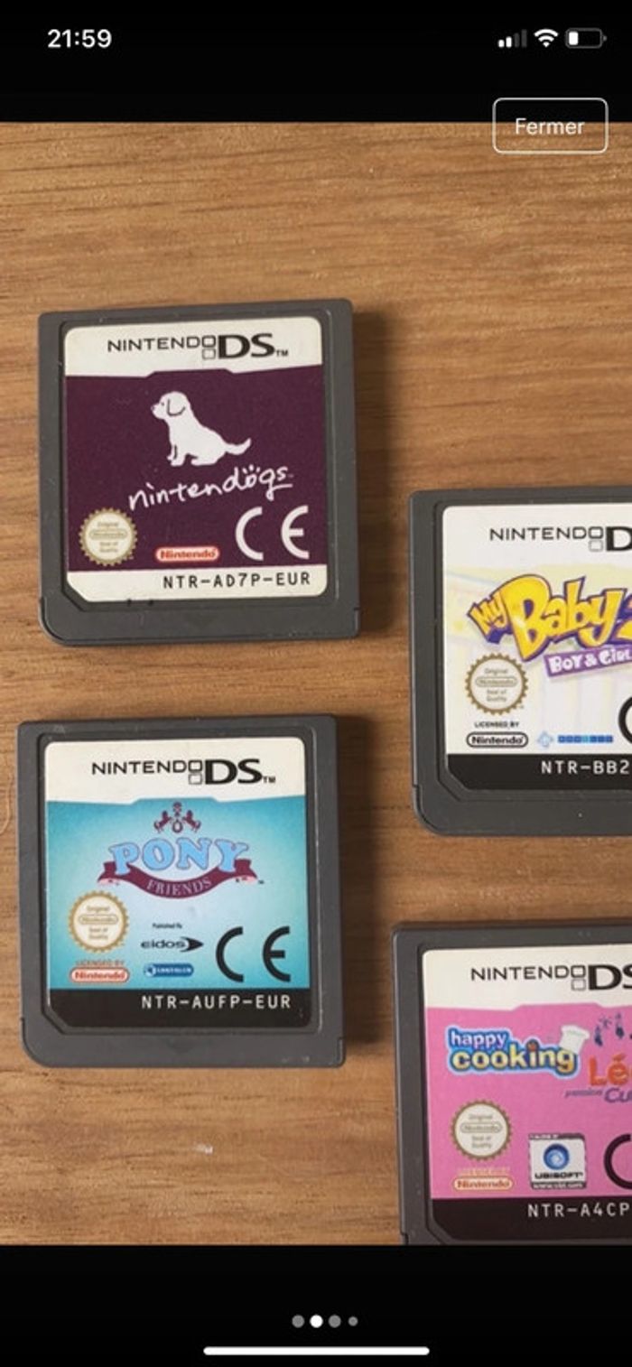 Lot de 6 jeux DS Nintendo - photo numéro 2