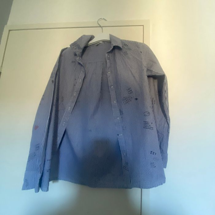 Chemisier sur chemise