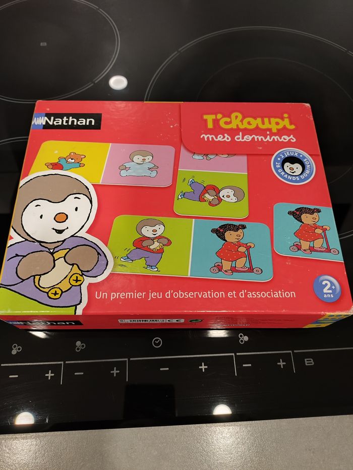 Jeu de dominos T’choupi – Nathan – Dès 2 ans