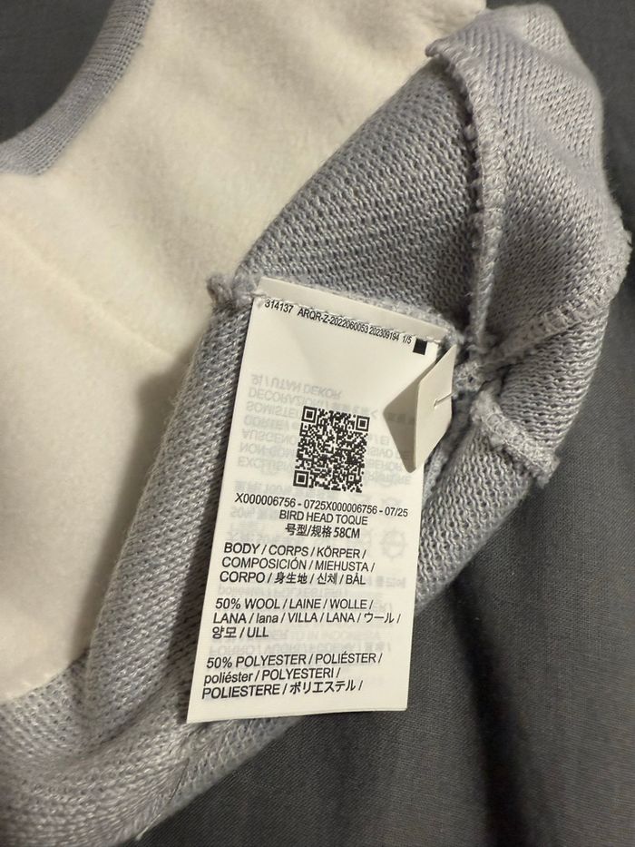 Bonnet Arc'teryx Bird Head Toque Gris Clair Solitude/Arctic Silk - photo numéro 5