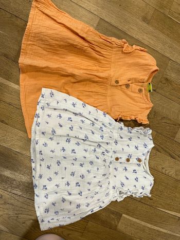 Robes gaze de coton