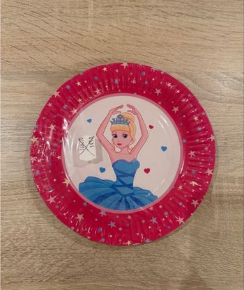 Assiette en carton Barbie