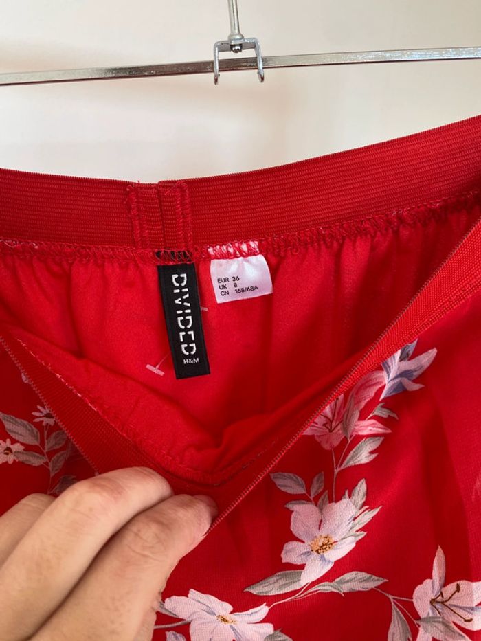 Jupe longue rouge H&M - photo numéro 2