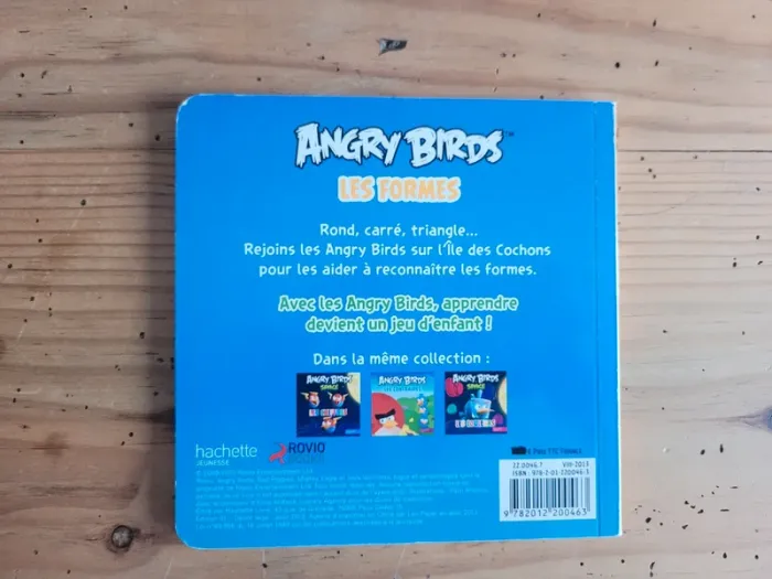 Livre cartonné Angry Birds sur les formes - photo numéro 3