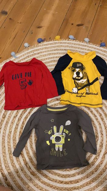 Lot 3 t-shirt 6 mois