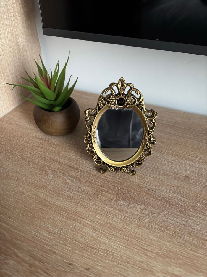 Petit miroir doré ghd collection