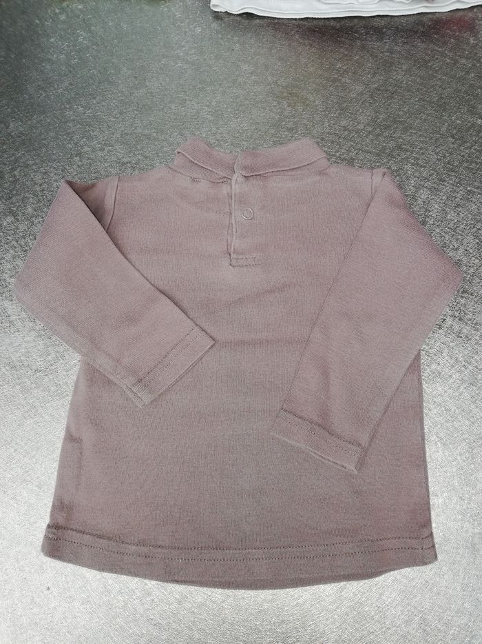 Sous pull marron délavé clair 
9 mois fille 
Kimbaloo - photo numéro 3