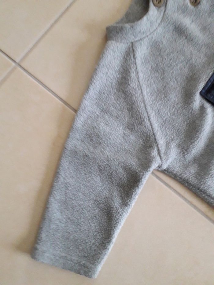 Ens. pantalon + pull polaire - 12 mois - photo numéro 7