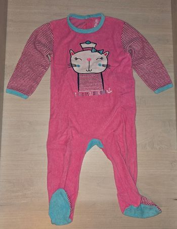 Pyjama/grenouillère chat
