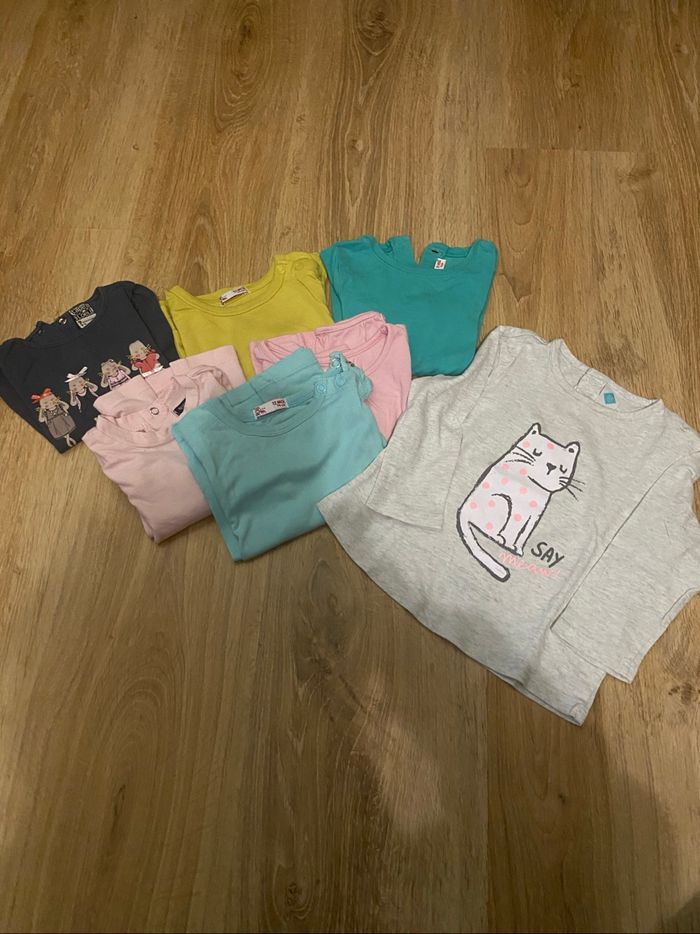 Lot de tee shirt manche longue