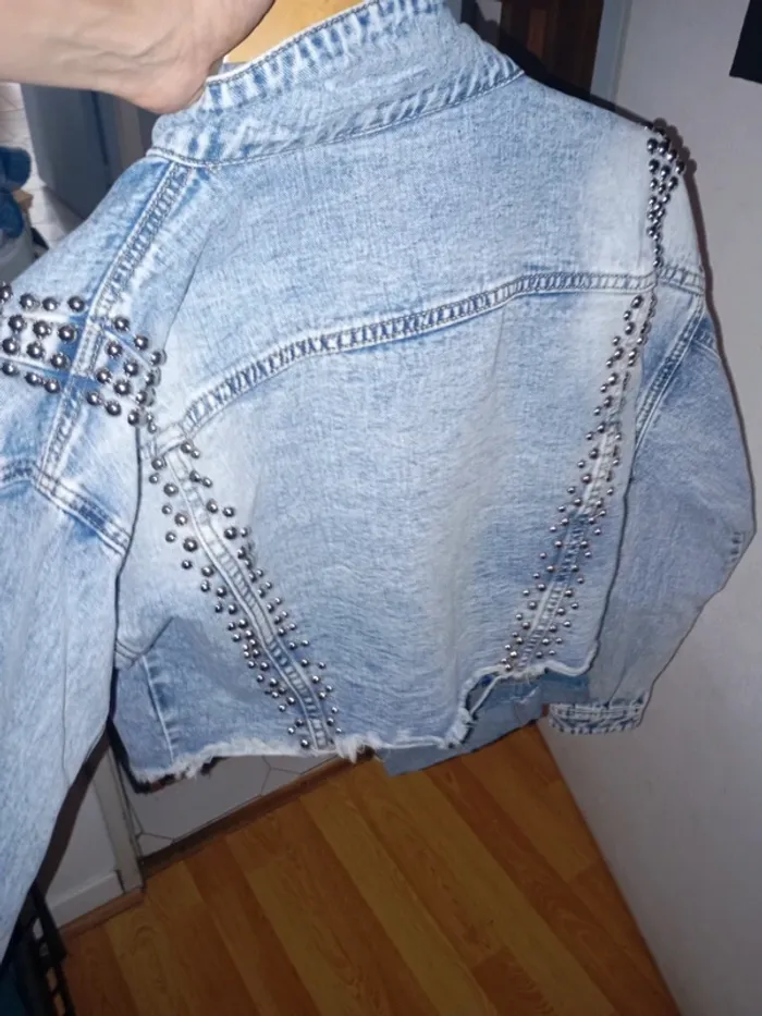 Veste en jean toxiks jeans s - photo numéro 10