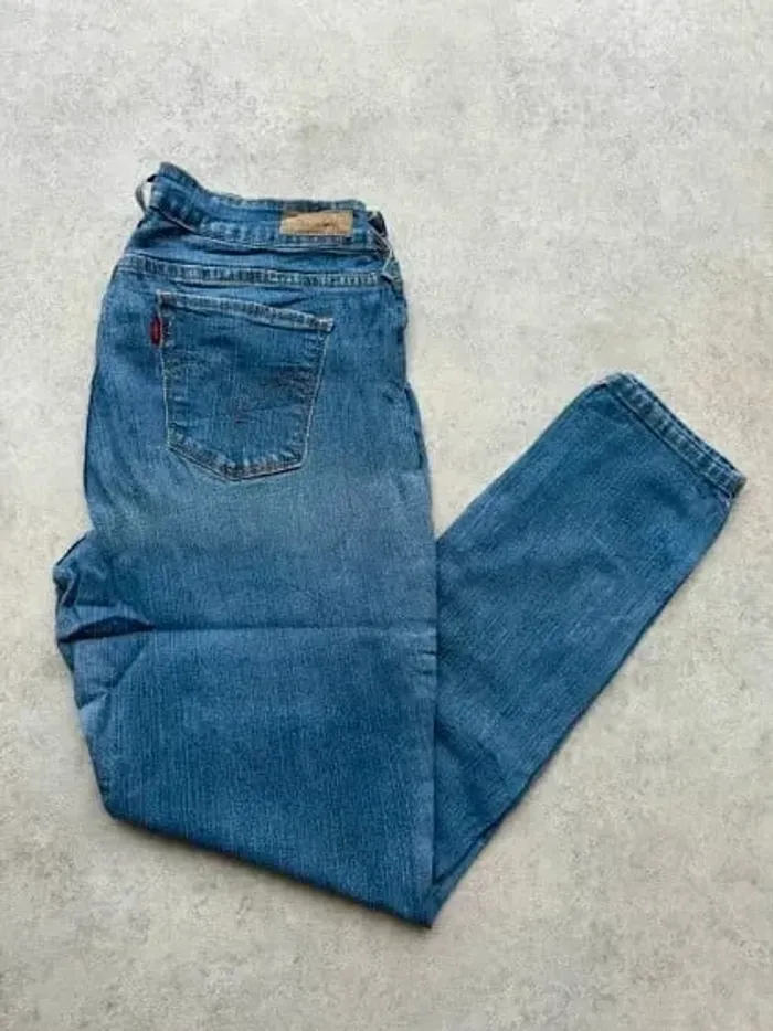 Jeans Levi's W34 FR44 coupe skinny bleu Femme Women pan571b