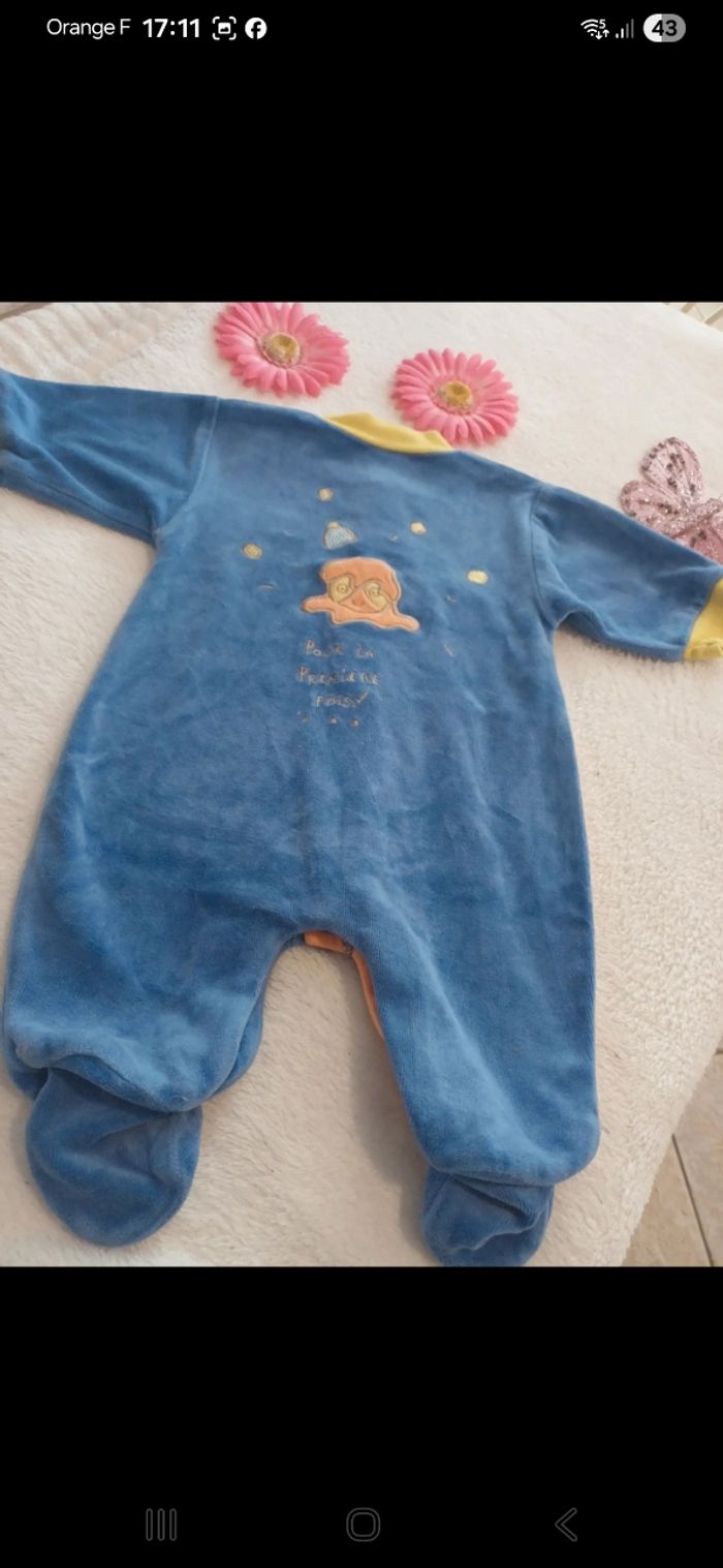 Pyjama bébé taille 1 mois - photo numéro 4