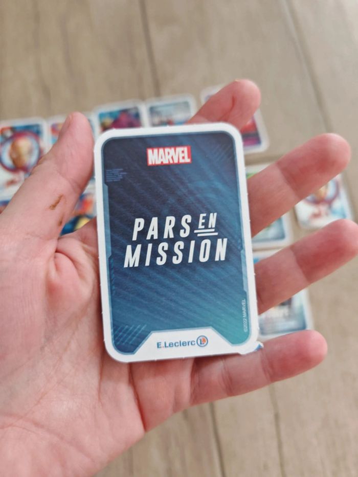 Lot de cartes à collectionner Marvel pars en mission Leclerc - photo numéro 2