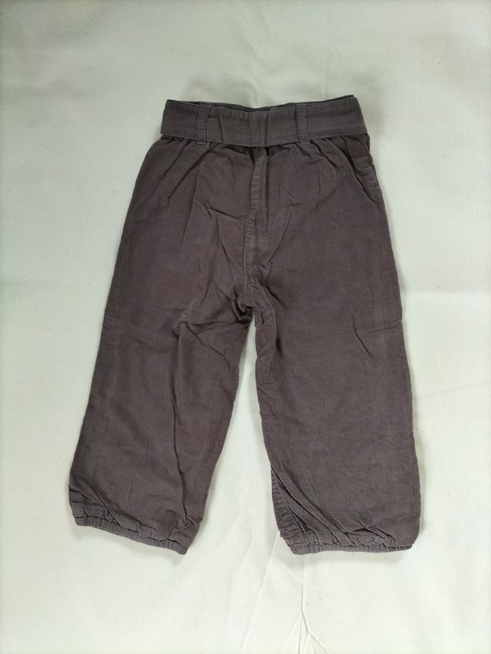 Pantalon velours marron 2 ans - photo numéro 2