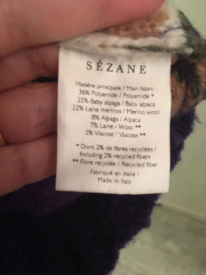 Pull Sézane XL violet - photo numéro 3
