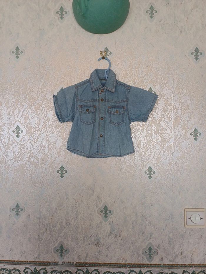 Chemise en jean 👖 12 mois
