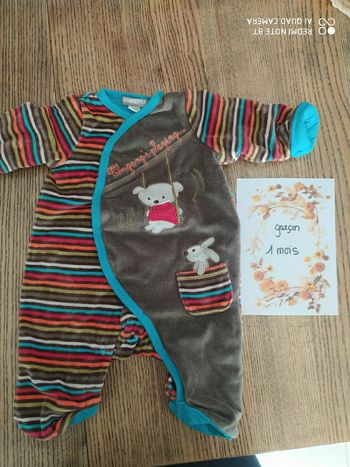 Pyjama velour très chaud orchestra