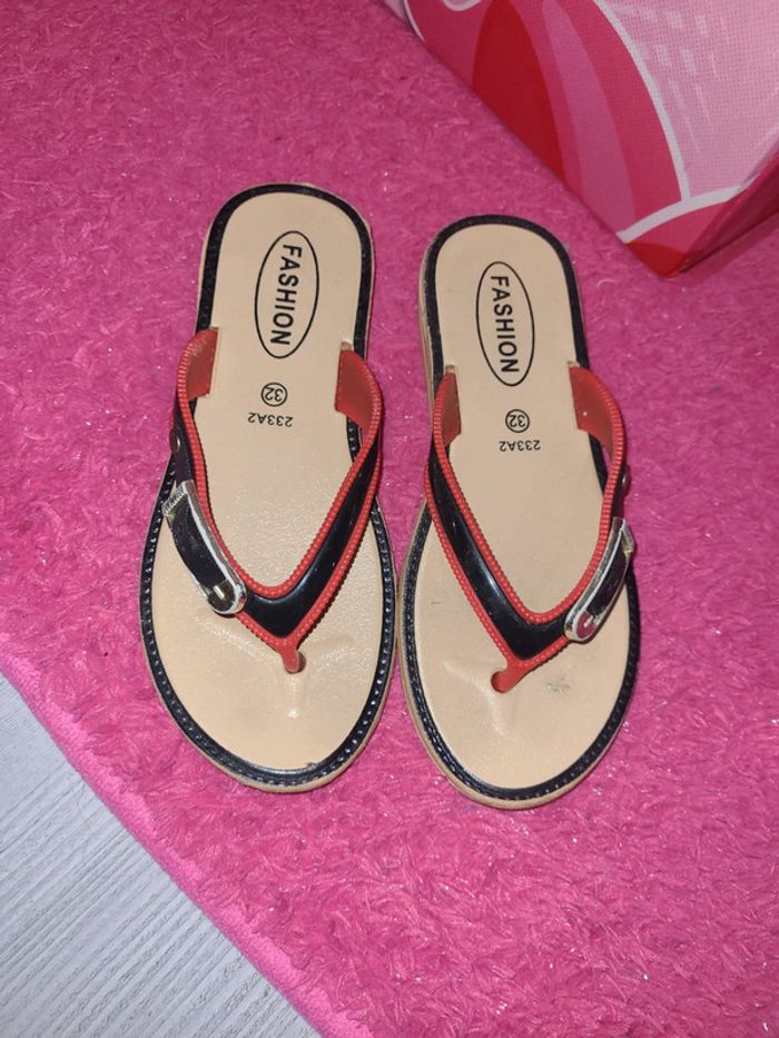 Sandales tong fille