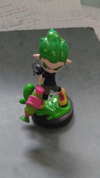 Amibo Splatoon 2 garçon inkling vert