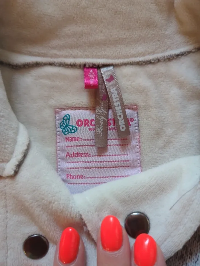 Veste molletonnée brodée fleurie - photo numéro 4