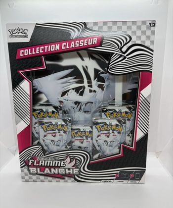 Coffret classeur flamme blanche