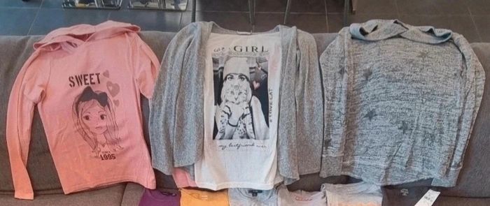 Lot de 20 tee-shirts manches longues fille - photo numéro 8