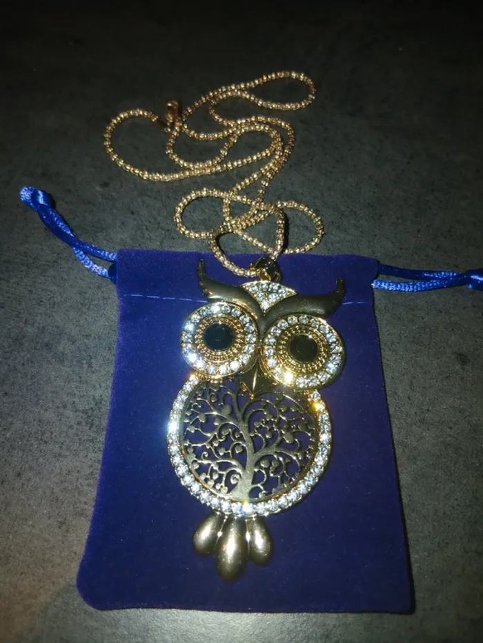 Pendentif Hiboux long - photo numéro 2