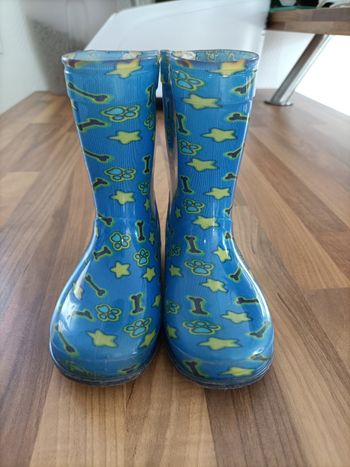 Bottes de pluie pat patrouille bleu 25