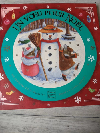 Livre à rabat un vœu pour Noel