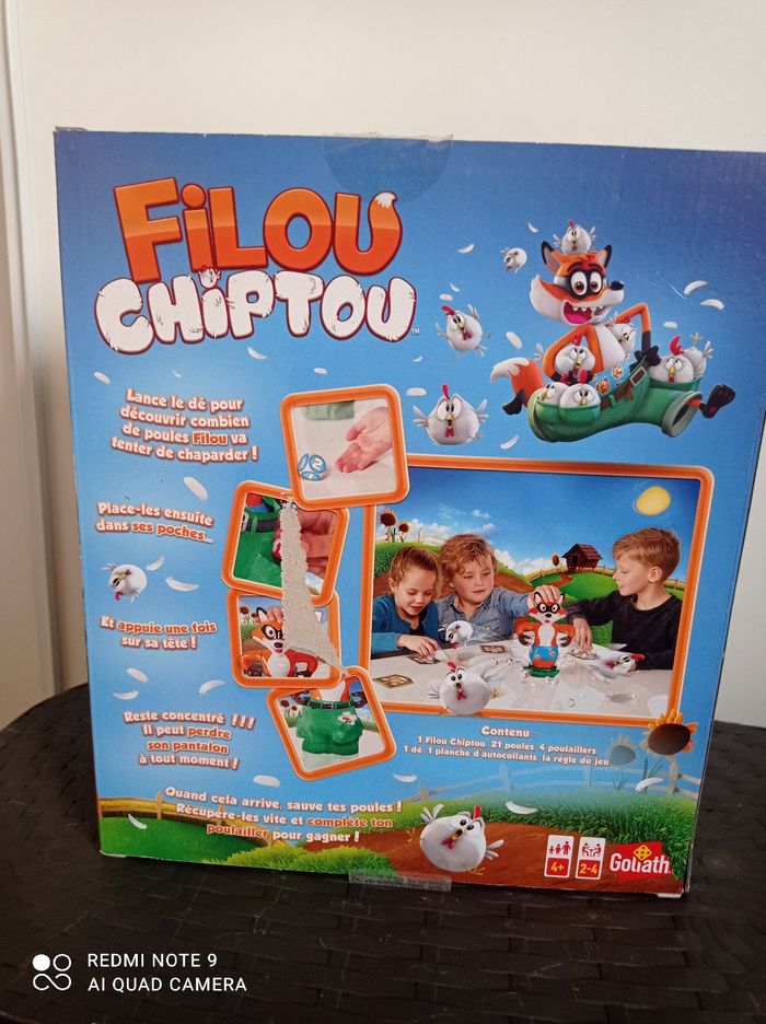 Jeu de société enfant, Filou chiptou, Goliath - photo numéro 3