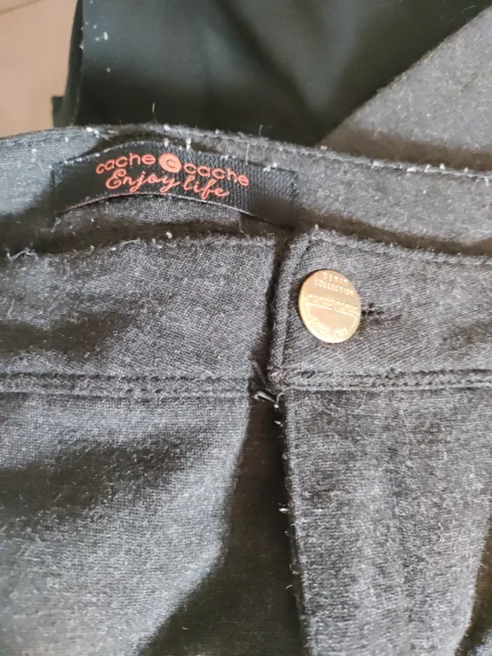 Pantalon gris t36 cache cache - photo numéro 3