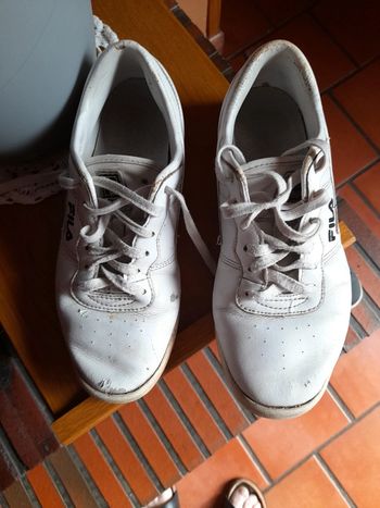 Baskets Fila blanc T39