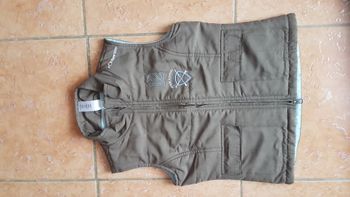 Doudoune sans manche mixte 8 ans marron Fouganza