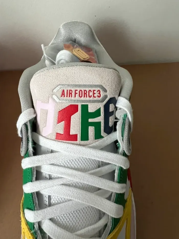 Nike Air Force 3 Low Nigo White Multi Color Taille 44,5 - photo numéro 7