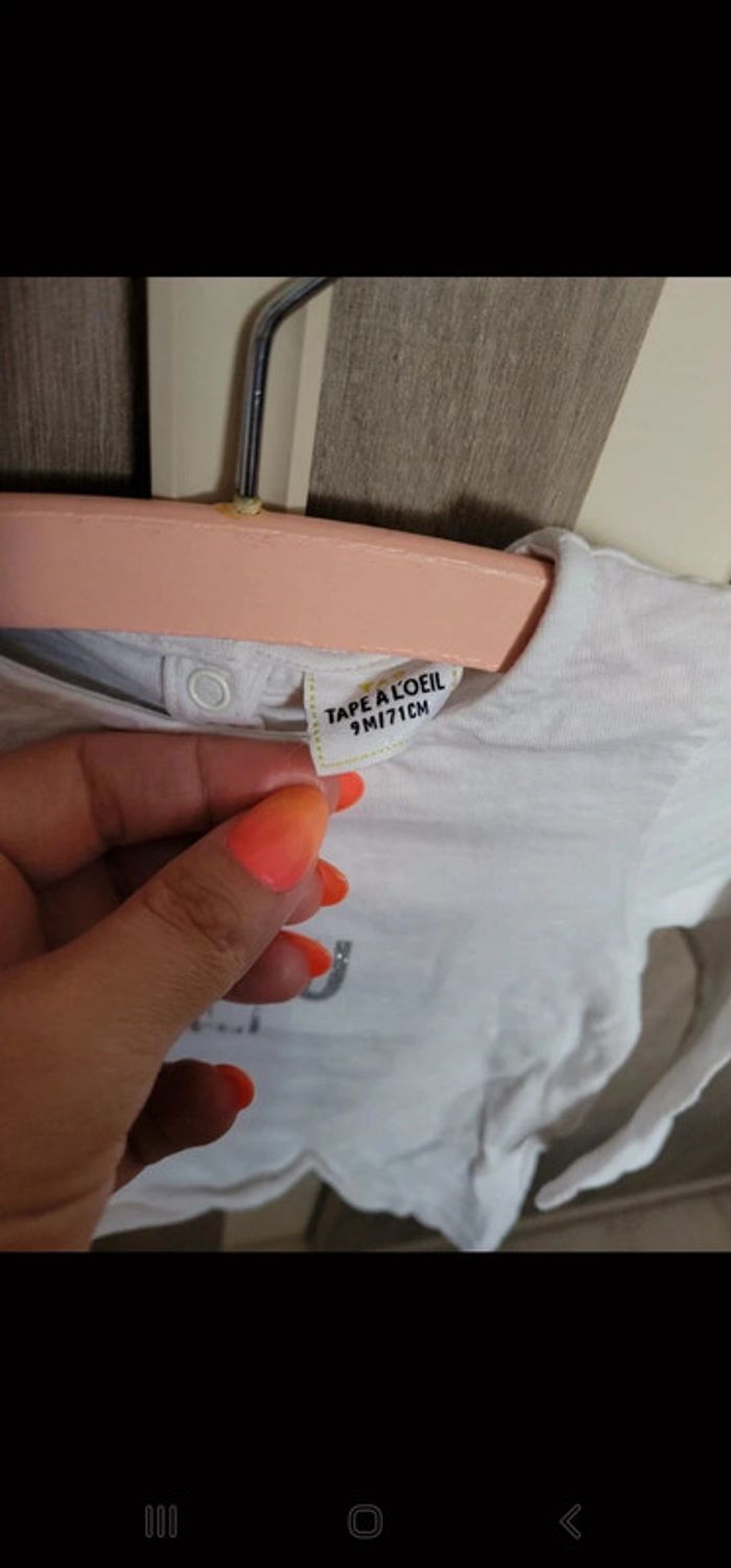 T shirt manches longues 9 mois - photo numéro 2
