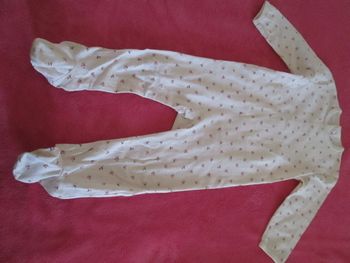 Pyjama crème fleuri