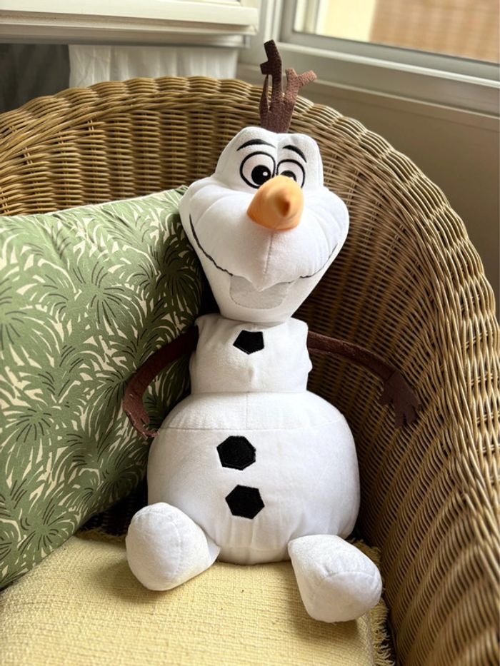 Peluche grand format Olaf Disney - 0+ - en parfait état