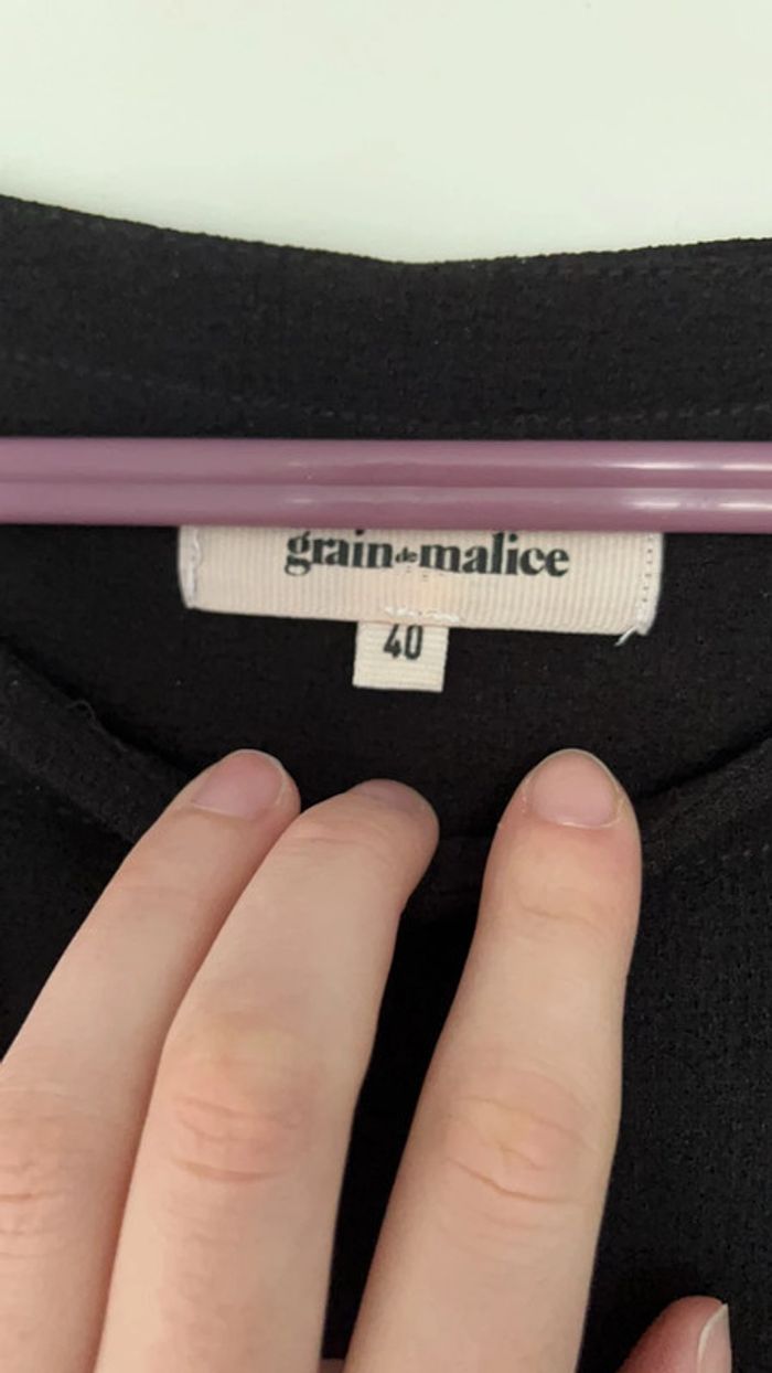 Robe chic Grain de Malice (noir), L / 40 / 12 - photo numéro 3